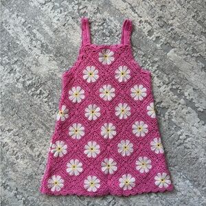 white christmas dresses Zara Rose Crochet Maxi Dress main image 0